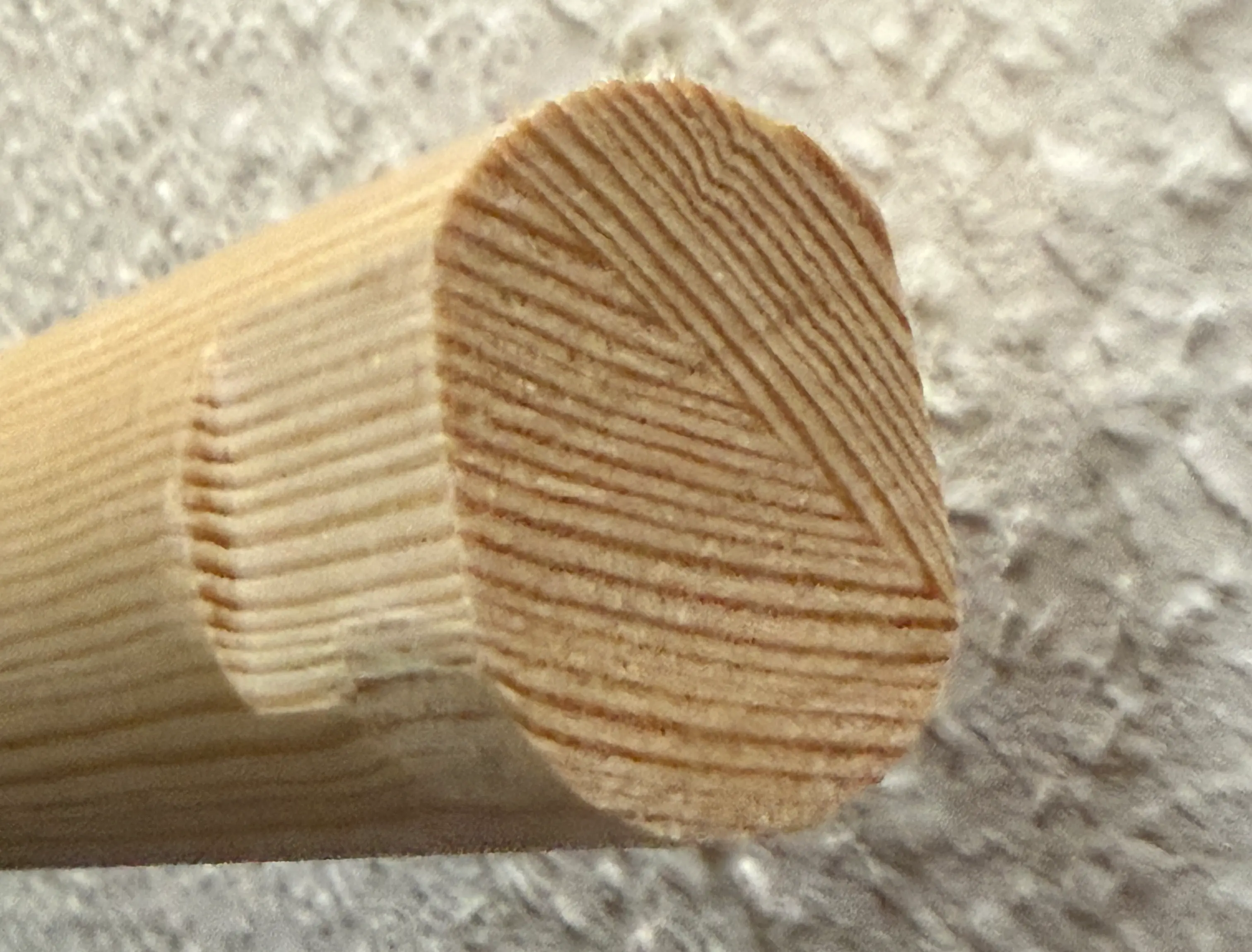 Ends of the bar filed off.